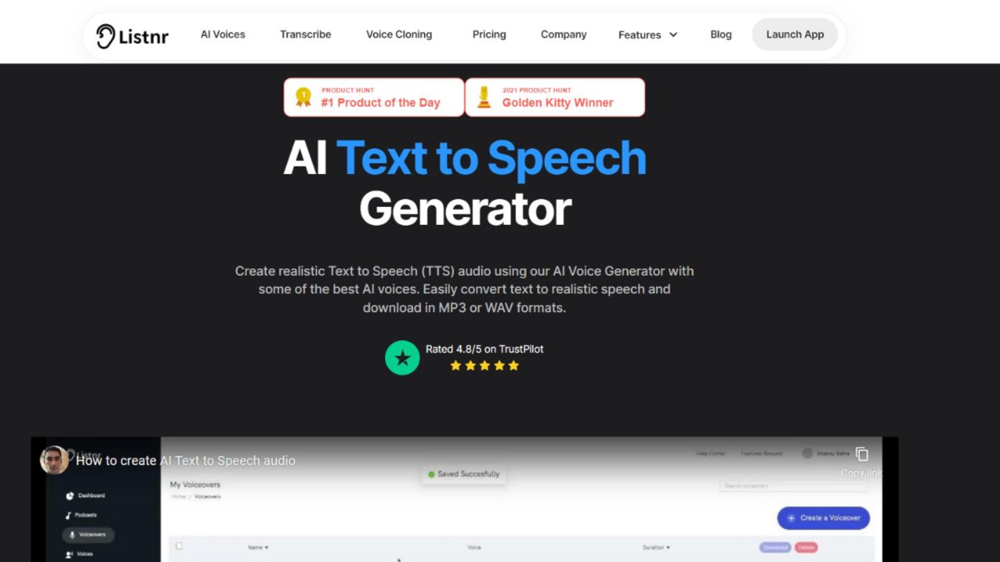 Listnr: Ai Tool Features, Alternatives, Reviews, Price